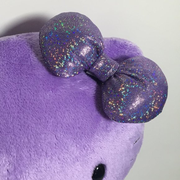 Hello Kitty Build a Bear Replacement Bow Purple Hologram Metallic - Picture 1 of 6